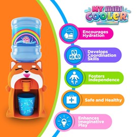 My Mini Cooler – Tiny Water Dispenser Machine for Dollhouse Furniture, Juice, Beverage | Miniature Desktop Water Dispenser, Best Gift for Boys and Girls (Shiba Inu)