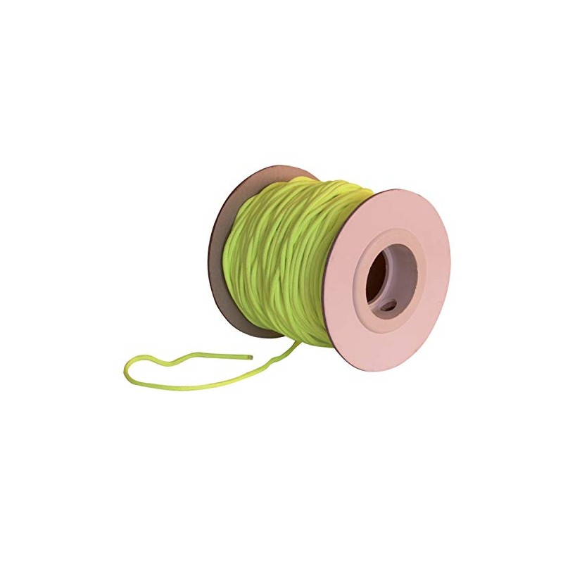 Eurotrail Fluorescent Guyrope Roll 50M Guyline Reflective Tent Awning Camping