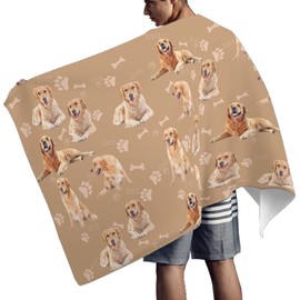 Golden Retriever Beach Towels Oversized Swimming Towel Quick Dry Travel Towel Ultra-Soft for Kids&Adults Golden Retriever 59x30 inch