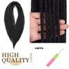 PORSMEER Dreadlocks Extensions Dreads Locs Crochet Hair for Women 10