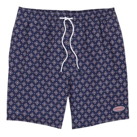 vineyard vines Men's Standard 7 Inch Printed Chappy Trunk, Foulard Nautical Navy
