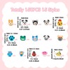 Boutiem 150Pcs Animal Clay Beads Cute Panda Cat Rabbit Dog