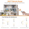 Suraielec Remote Control Light Socket, E26 E27 Bulb Base, 100FT