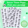 Soccer Tissue Paper 100 Sheets Soccer Wrapping Paper Soccer Tissue
