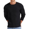 NITAGUT Mens Crew Neck Casual Classic Knitwear Lightweight Ribbed Trim