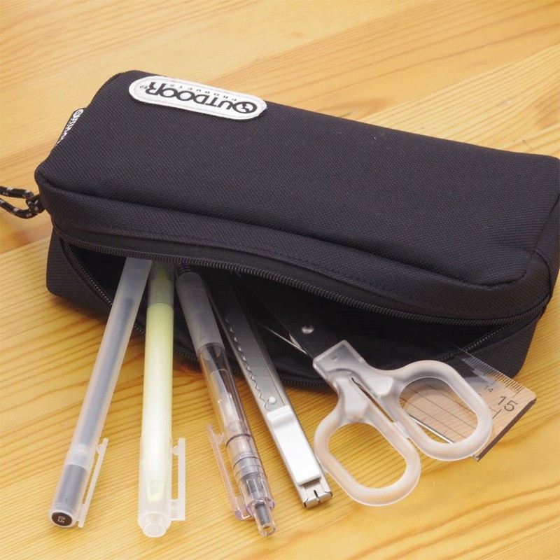 サンスター文具 ペンケース OUTDOOR S1409182 ブラック