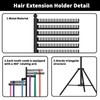 ikare Hair Extension Holder Tripod - Height Adjustable Braiding Rack