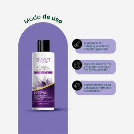 Shampoo Matizante Violeta Con Keratina 240 Ml