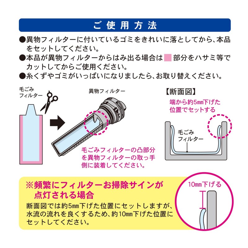 Kokubo Industrial Dust Filters for Front-Loader Washing Machines (30 Pieces),