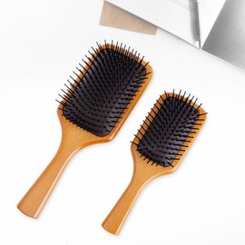 International Factory Direct Air Cushion Comb, Handheld Square Beauty Airbag Comb, Black Wood Massage Comb Comb Small Size 4ea