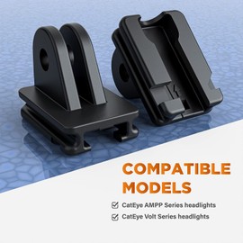 TUSITA Go'Pro Mount Adapter Compatible with CatEye Bicycle Light