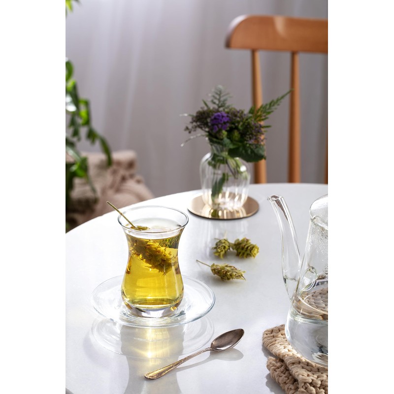 Pasabahce 62511 Aida Tea Glass 14cl Without Handle, 6 Glasses