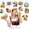 Oktoberfest Decoration Set, 24 Pieces Oktoberfest Decoration Party Hanging Swirl