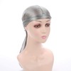Fxhixiy Men Women Durag Extra Long-Tail Headwraps Silky Satin Pirate