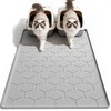 Garoopion Cat Litter Box Mat, Large 40" X 28" Litter