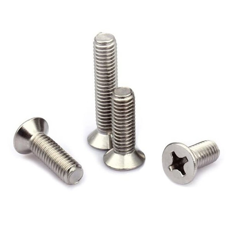 PENGLIN 340 Pcs Cross Hole Countersunk Machine Screws M3 Nuts