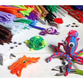 Essentials By Leisure Arts Arts Chenille Stem 12" 6mm Beige 100pc