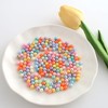 DAHI Beads for threading acrylic beads, multicoloured, round craft beads