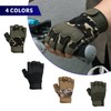 FIORETTO Fingerless Gloves for Airsoft Shooting Half Finger Hunting Hiking