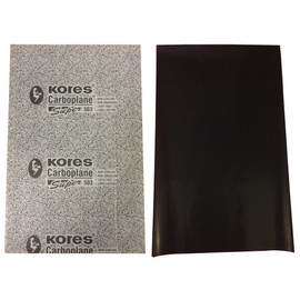 A4 210X330MM Carbon Paper 24 Sheets Premium Quality- Hand Copy Long Last 5 Different Color (Black)
