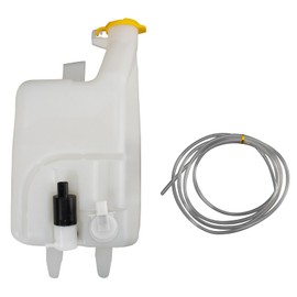 TRQ Windshield Washer Reservoir Compatible with 2002-2004 Dodge Ram 1500 Ram 2500 Ram 3500 CH1288180