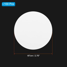 PATIKIL 100Pcs 7cm Quantitative Filter Paper Circles, Fast Speed Round Laboratory Filter Paper Chemical Industrial Oil Testing Funnel Filter Paper