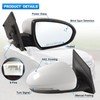 Right Passenger Side Mirror Assembly compatible with 2016 2017 2018