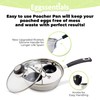 Eggssentials Egg Poacher Pan Nonstick Coating - Poached Egg Cooker,