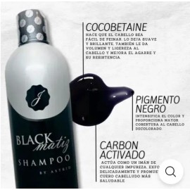 Shampoo Black Matiz Jehesmipa (3 Unidades)                                                                                                            