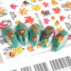 Thanksgiving Maple Leaf 3D Self-Adhesive Nail Art Stickers Fall Pumpkin