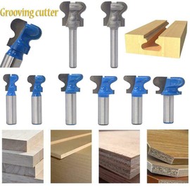 End Mill Bit 1/4" Shank Finger Pull Aid Stool Shaper Cutter 1" Cutting Diameter 1 Piece