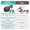 URESMAT Bird Bath Heater with 9.85FT, Birdbath Deicer with Thermostatically