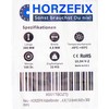 HORZEFIX Cable Ties Pack of 100 White Weatherproof Long UV