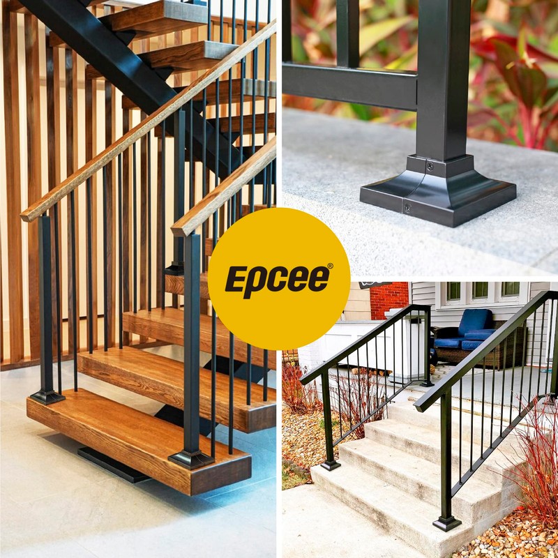 Epcee 1pcs Post 1.5" Aluminum Deck Post Base Cover, Post