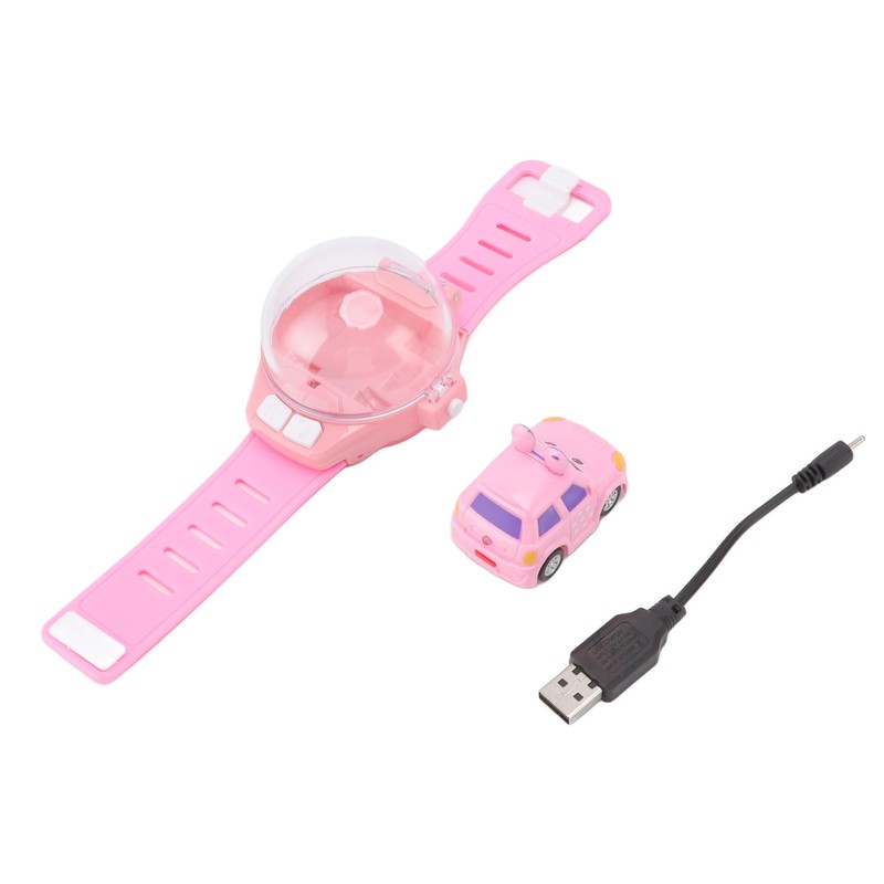 Watch RC Car USB Charging Cartoon Cute Mini RC Car