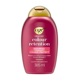 OGX Colour Care Colour Retention Shampoo, Colour Protect, Protects Salon or At-Home Colour for up to 12 Weeks, Sulfate Free, 385ml