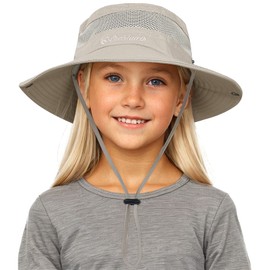 Durio Baby Sun Hat for Girls and Boys, Sun Hat Toddler, Children's Fishing Hat, Summer Hat, Wide Brim, Beach Hat for Girls and Boys, light beige
