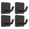 VIS'V Adhesive Hooks, Heavy Duty Shower Wall Stick on Hooks,