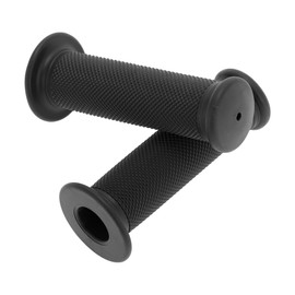 BULLSPANN 2 Stück Fahrradgriffe, 117mm Kurze Lenkergriffe, ergonomisches Design Gummigriffe für Kinderfahrräder für Roller Cruiser Balance Bikes MTB, Schwarz