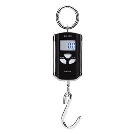 Digital Hanging Scale 200kg/ 440lb Portable Crane Scale LCD Backlight Steel Hook Scales for Farm Fishing Hunting Food Market Outdoor Work