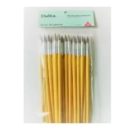 Delta Pincel De Madera 25 Piezas Calibre 12 Delta