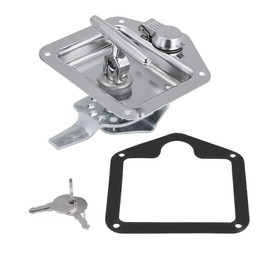 TForm Lock, T Shape Handle Lock, Truck Trailer Car T-Toolbox Lock, Stainless Steel Folding T-Shape Handle Lock Tool Box Keys Kit for Truck Trailer