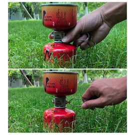 Gas Saver Plus with Gas Adapter for Camping Backpacking Hiking