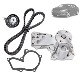 OTINUBEE BE8Z-6268-C Engine Timing Belt Water Pump Kit Compatible with Ford Escape 2013-2016, Fusion 2013-2014, Fiesta 2011-2019, Transit Connect 2014-2016, 1.6L L4 OEM# BE8Z-6K254-A BE8Z6268C
