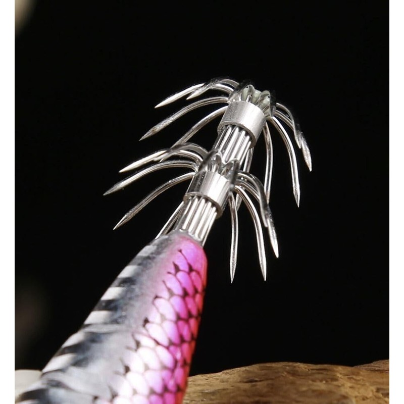 Squid fishing lure prawn shrimp with rattle luminous legs 11.5cm