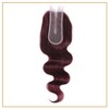 ALHER #99j Dark Burgundy Body Wave Bundles with 2x6 Closure,