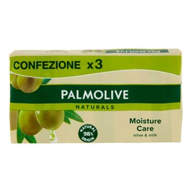 Palmolive Palmolive Naturals Moisture Care with Olive 3 x 90g Bar Soap - Moisturising Hand Soap - Biodegradable Soap Formula