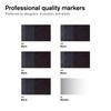 Winsor & Newton, Promarker, Black & Blender, Set of 6,