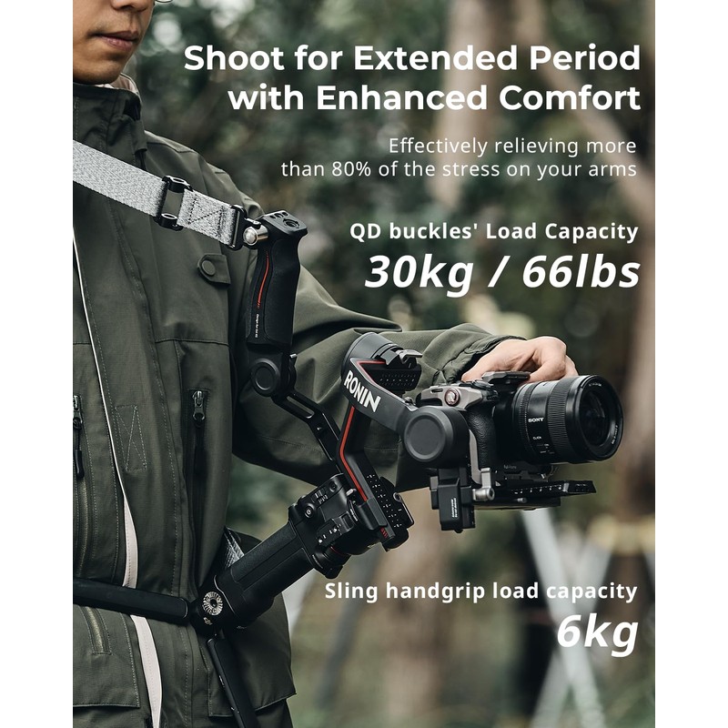 SMALLRIG Sling Handle Kit with Weight-Reducing Shoulder Strap for DJI