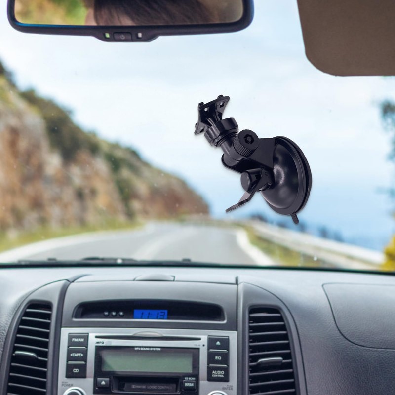 Suction Cup Camera Mount,Dash Cam Windshield Mount | Adjustable Angle,